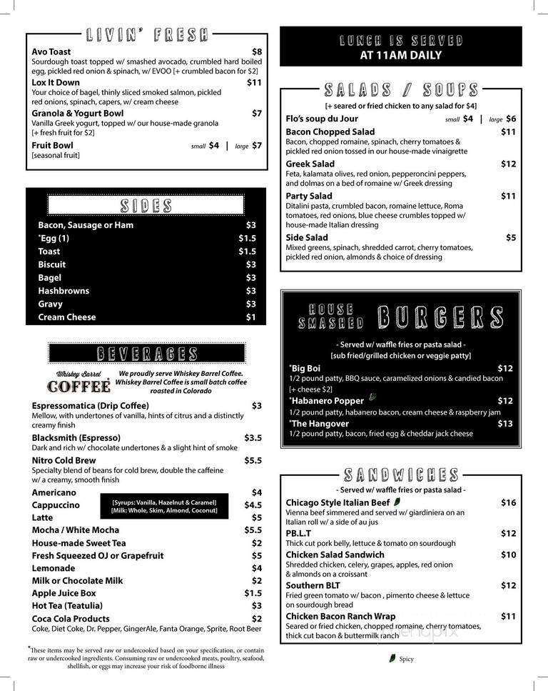 Wake N' Bacon - Winter Park, CO menu_pic