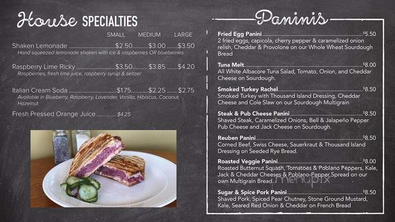 Buckley's Bakery & Cafe - Hollis, NH menu_pic