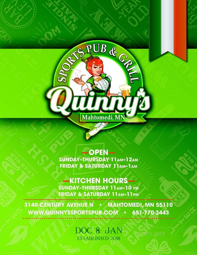 Quinny's Sports Pub and Grill - Saint Paul, MN