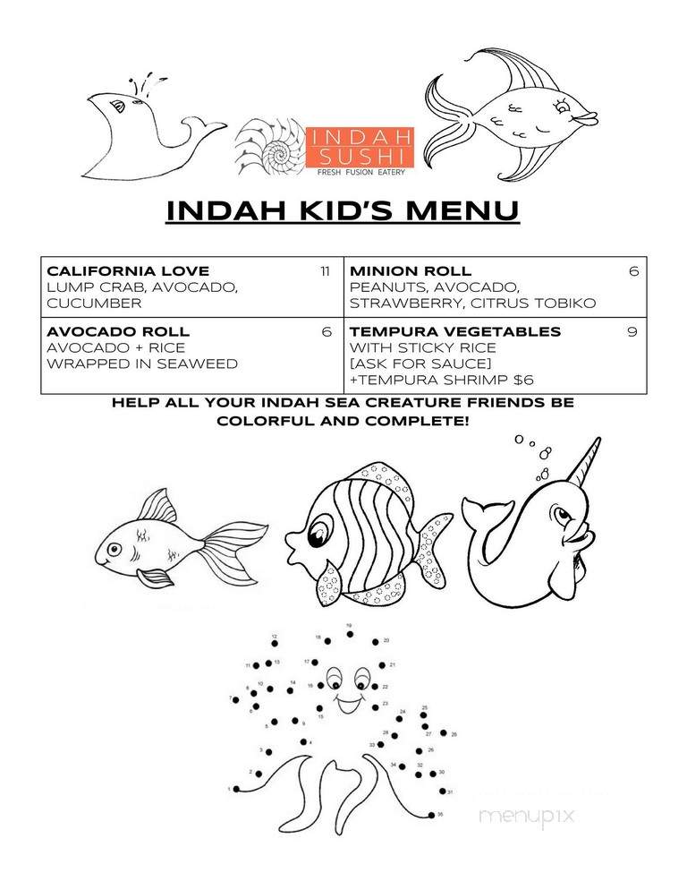 Indah Foodtruck - Whitefish, MT menu_pic