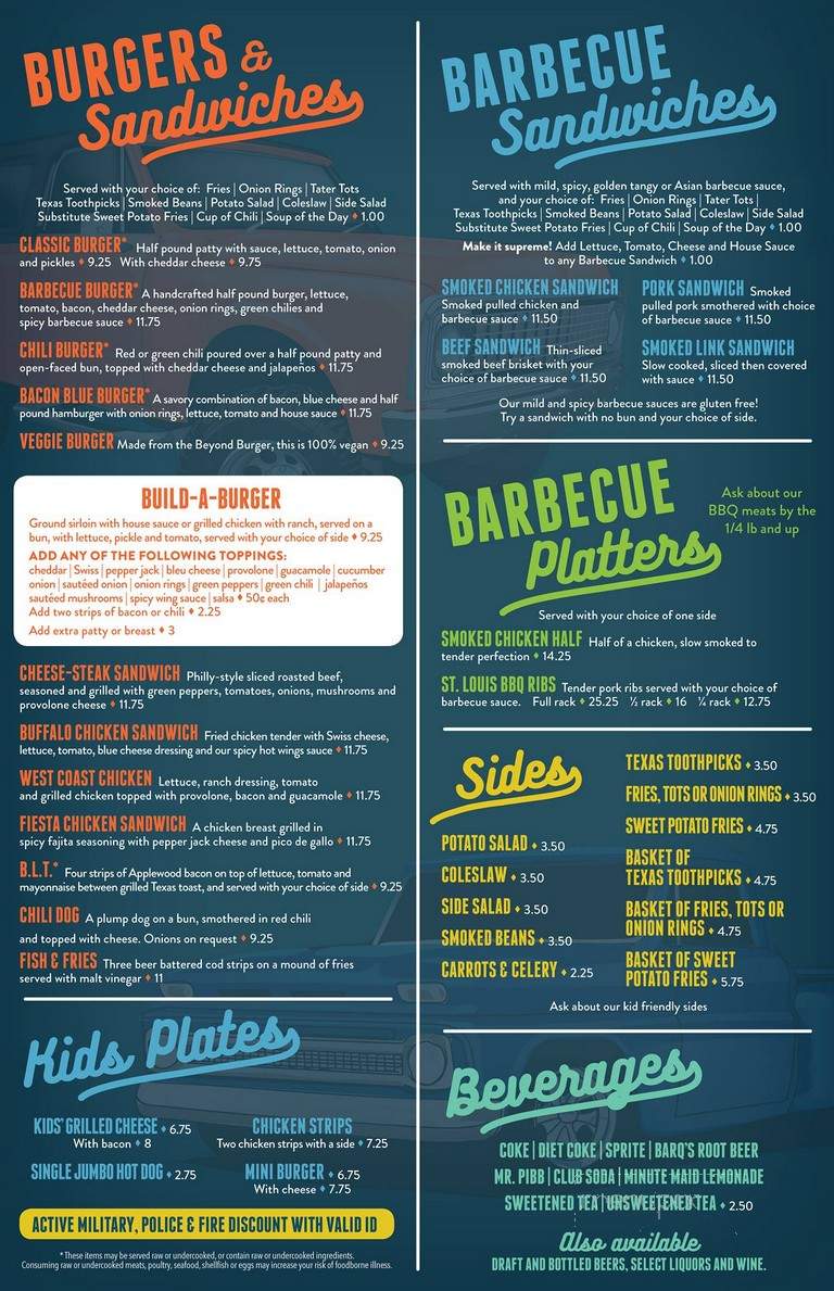 Miles Sports Pub and Grub - Louisville, CO menu_pic