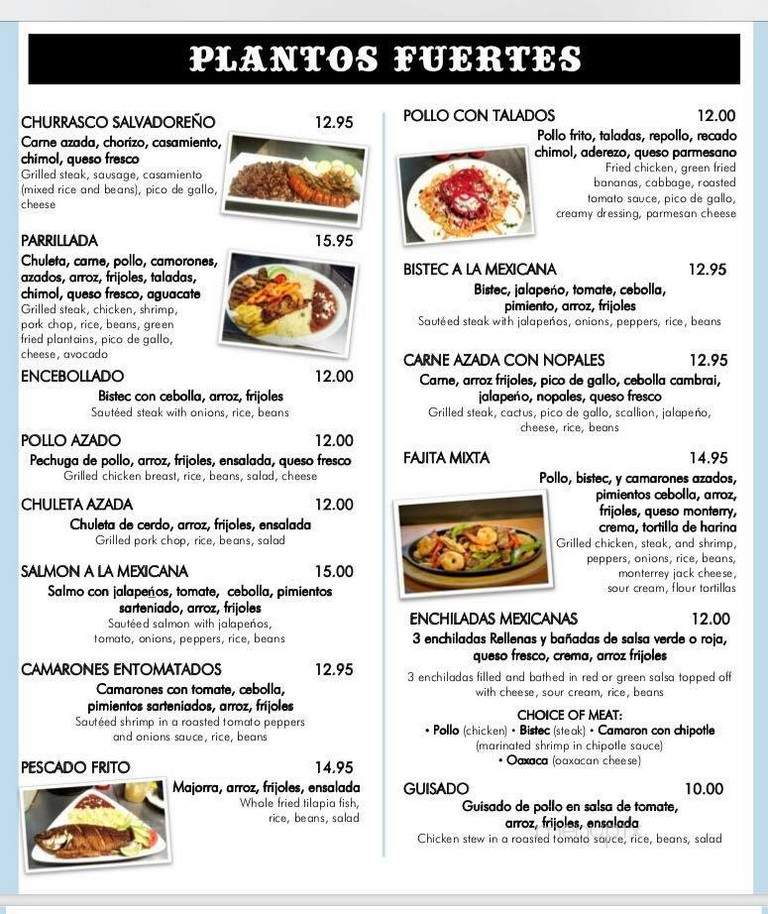 El Bocado - Philadelphia, PA menu_pic