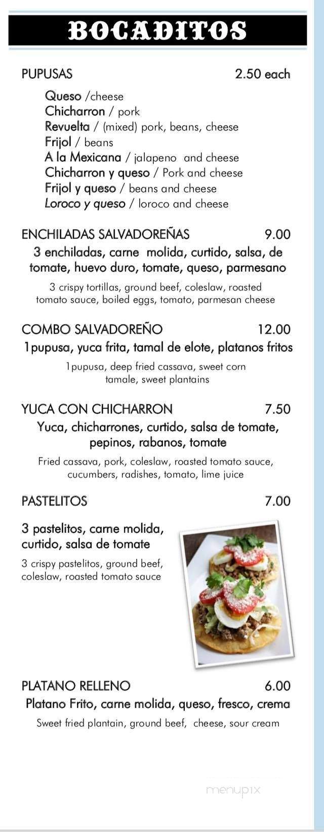 El Bocado - Philadelphia, PA menu_pic