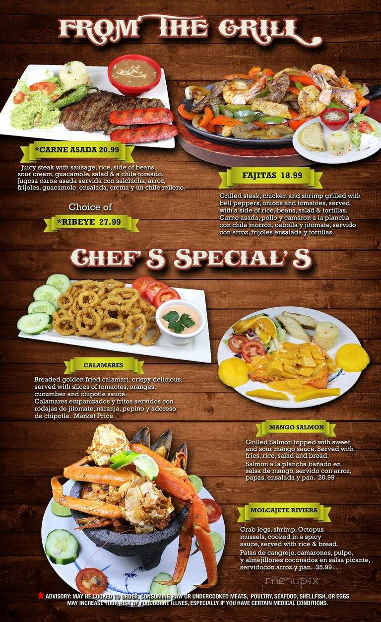 Mariscos La Riviera Nayarit - Lawrenceville, GA menu_pic