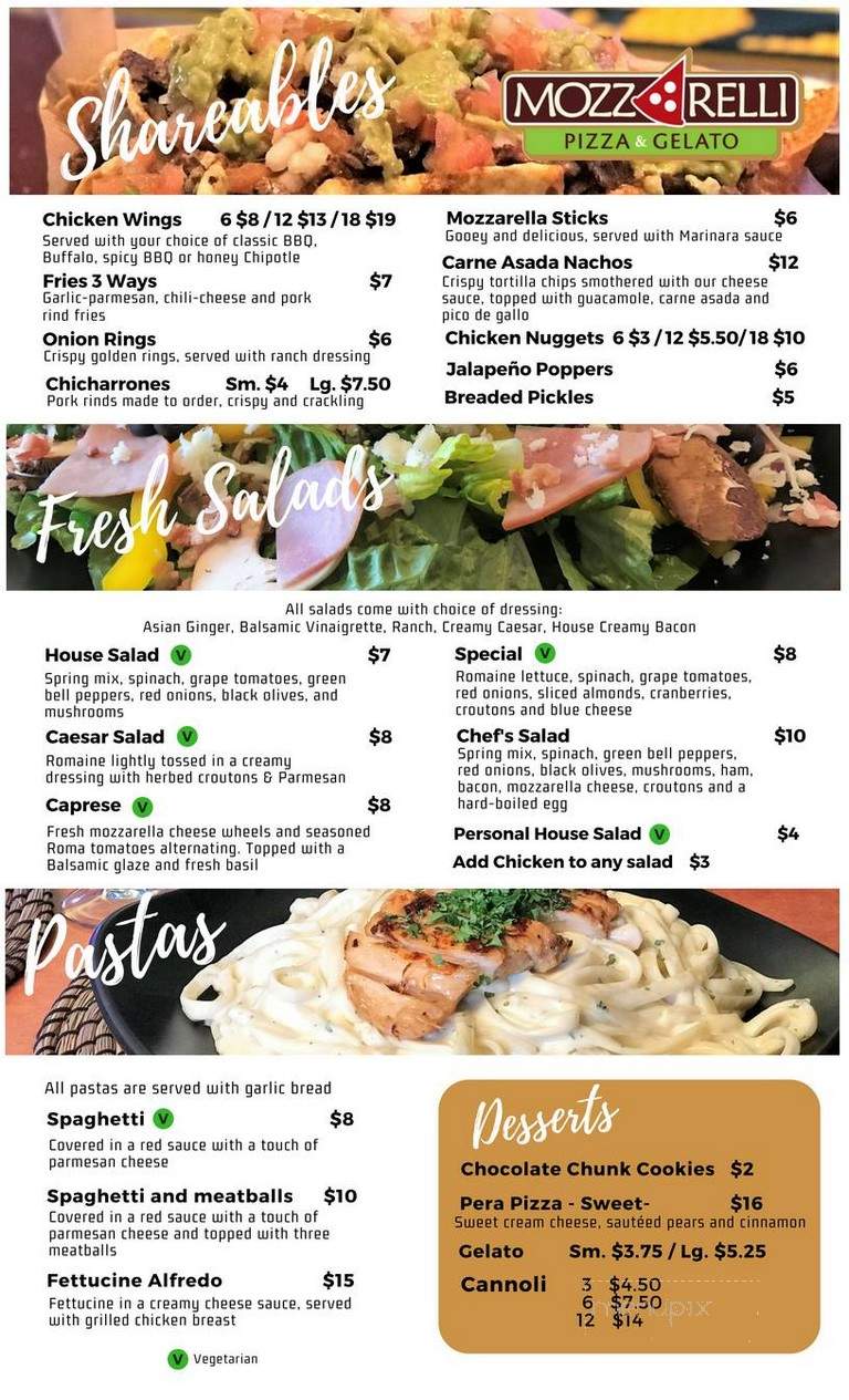 Mozzarelli Artisan Bistro - Imperial, CA menu_pic