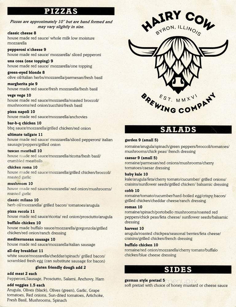 Hairy Cow Brewing Company - Byron, IL