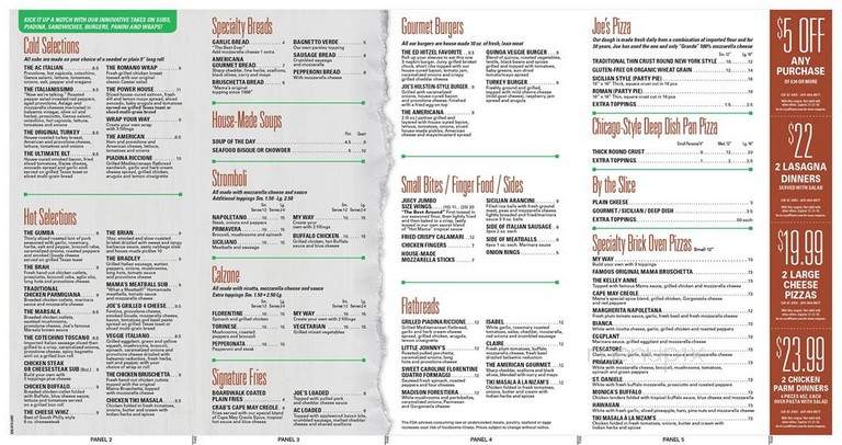 Eat At Joe - Egg Harbor Township, NJ menu_pic
