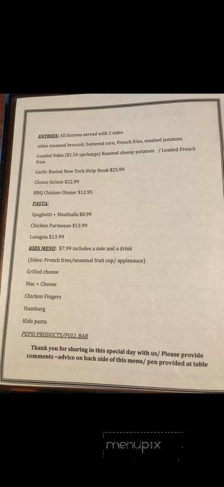 Deyo's Bar & Grill - Tonawanda, NY menu_pic