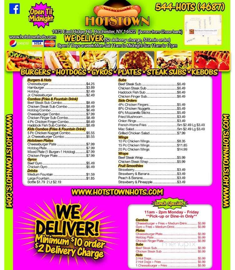 Baba's Kebabs and More - Irondequoit, NY menu_pic