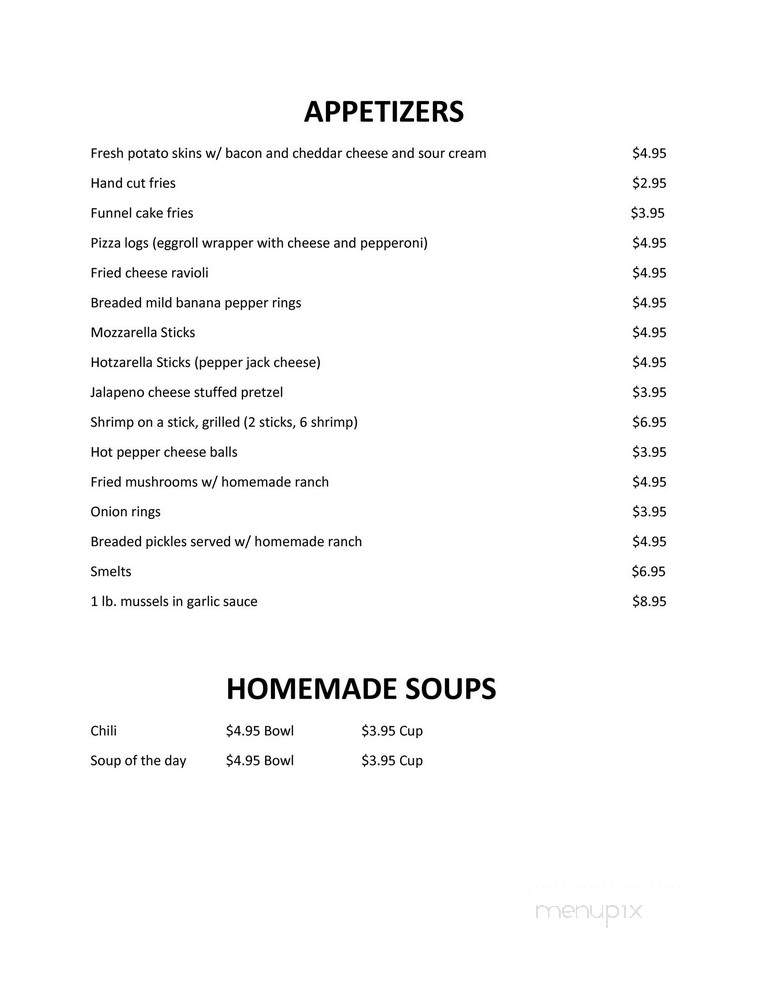 Howard's Cafe - East Palestine, OH menu_pic
