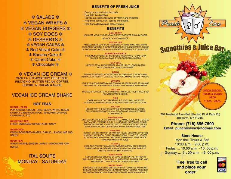 Chun Vegetarian - Brooklyn, NY menu_pic