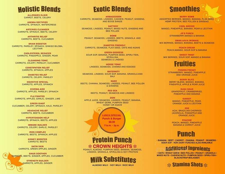 Chun Vegetarian - Brooklyn, NY menu_pic