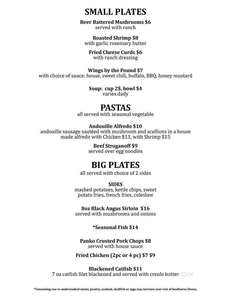Down Home Cookhouse - Brooklyn, WI menu_pic