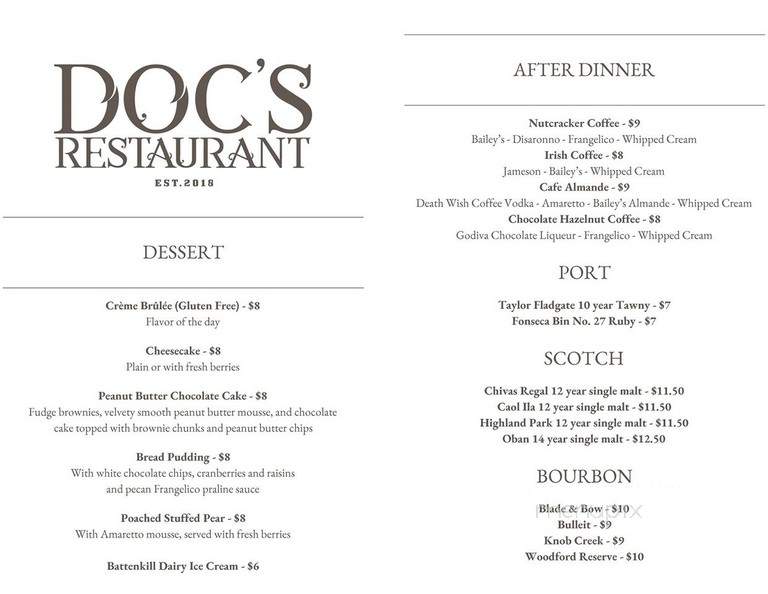 Doc's Restaurant - Glens Falls, NY