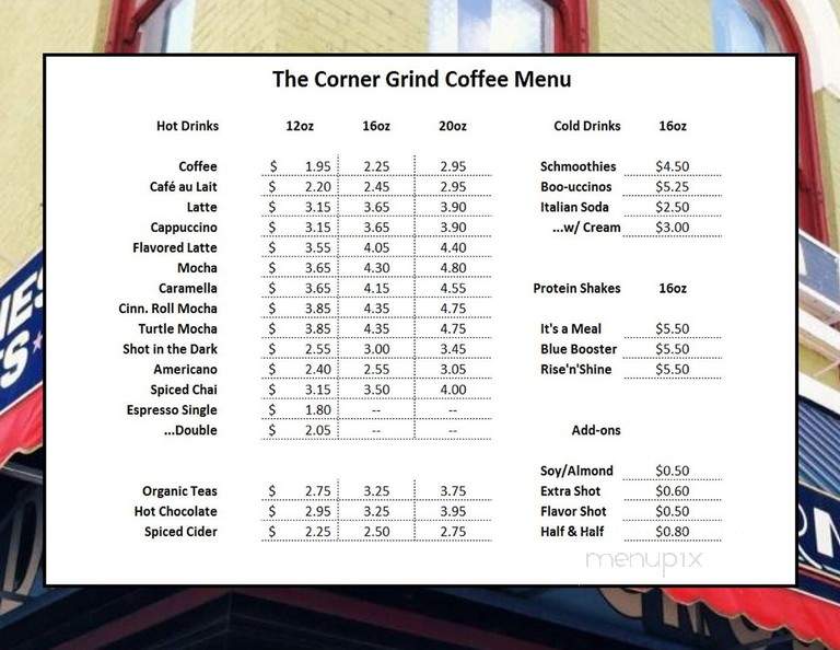 Boo's Crossroads Cafe - Terre Haute, IN menu_pic
