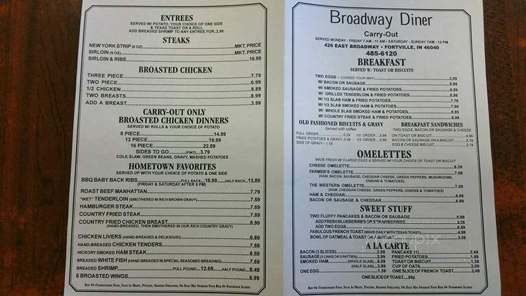 Broadway Diner - Fortville, IN