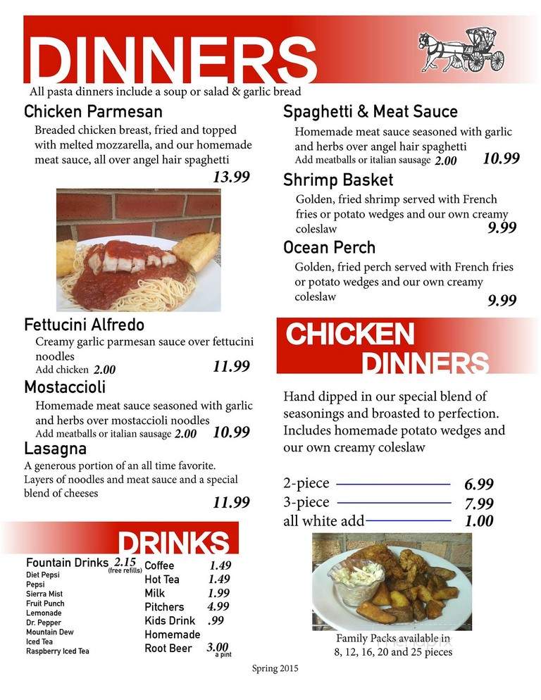 Carriage Court Pizza - Crown Point, IN menu_pic