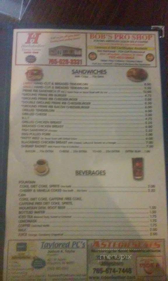 Corner Pub - Kokomo, IN menu_pic