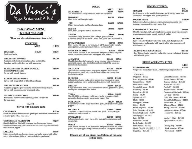 Da Vinci's Pizza & Restaurant - Elkhart, IN