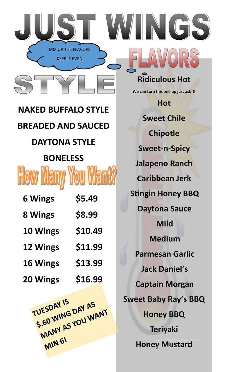 Decoys Bar & Grill - Michigan City, IN menu_pic