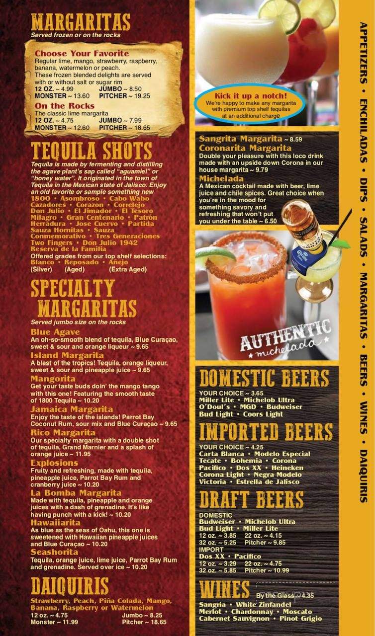 El Arriero - Kokomo, IN menu_pic