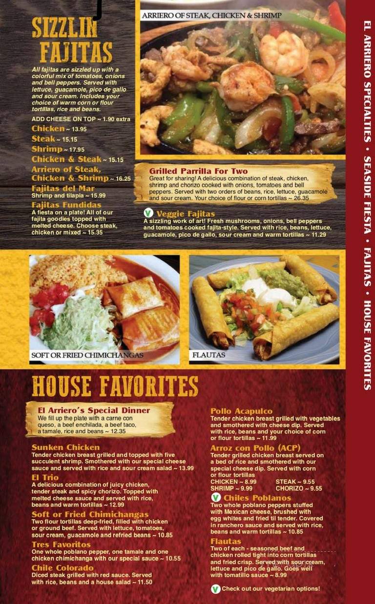 El Arriero - Kokomo, IN menu_pic