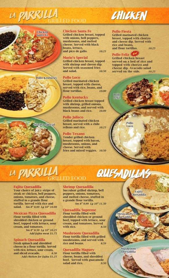 El Maguey - Boonville, IN menu_pic