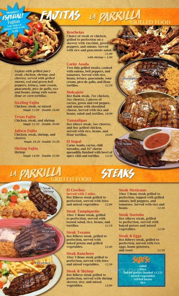 El Maguey - Boonville, IN menu_pic