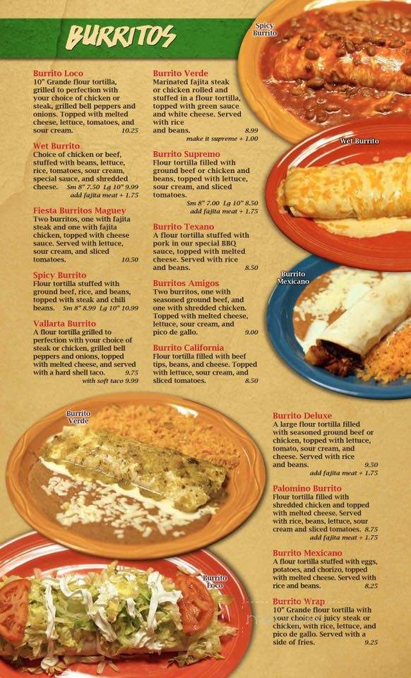 El Maguey - Boonville, IN menu_pic