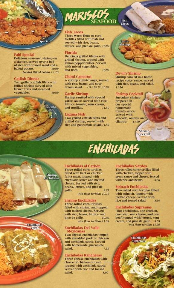 El Maguey - Boonville, IN menu_pic