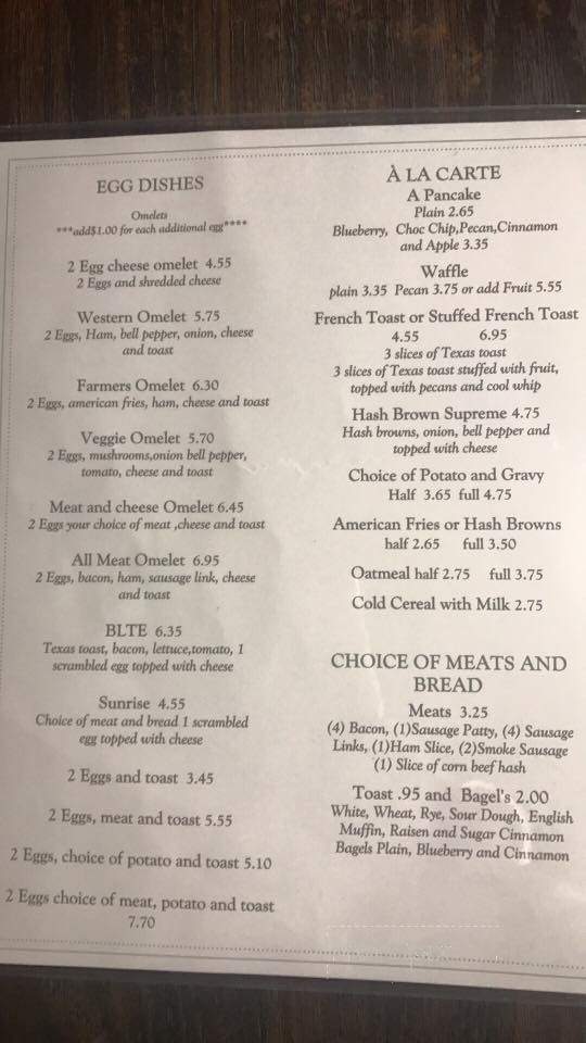 Harlan's Country Kitchen - Avilla, IN menu_pic