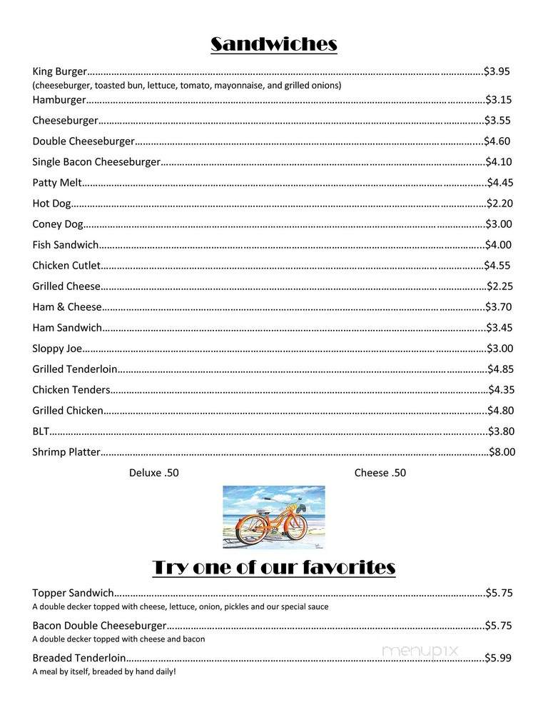 Hilltop Drive-In - Cambridge City, IN menu_pic