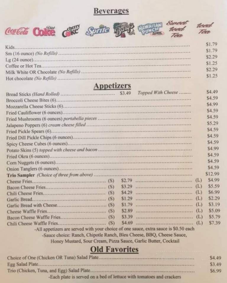 Janet's Diner - Dillsboro, IN menu_pic