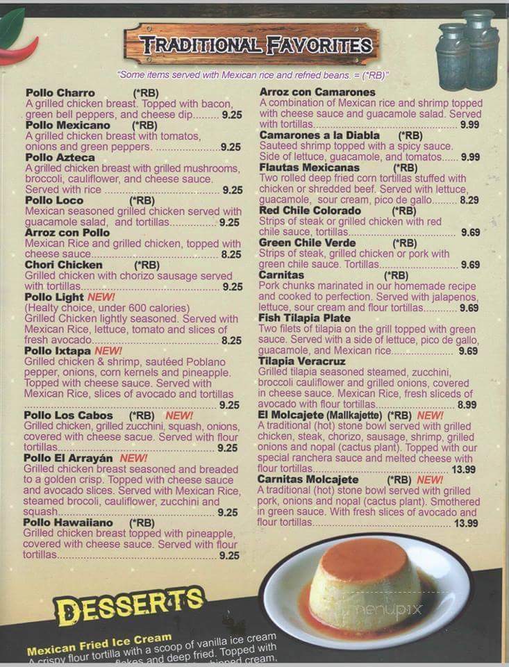 Los Tres Caminos - Peru, IN menu_pic