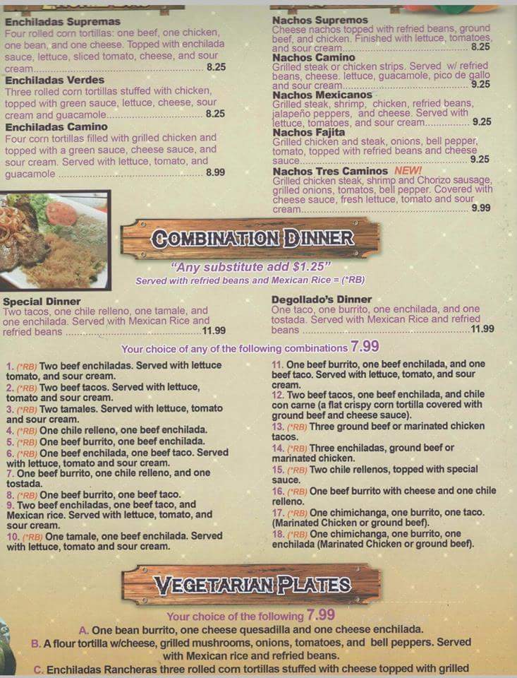 Los Tres Caminos - Peru, IN menu_pic