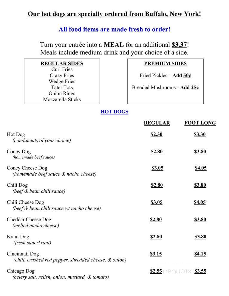 Mrs Curl - Greenwood, IN menu_pic