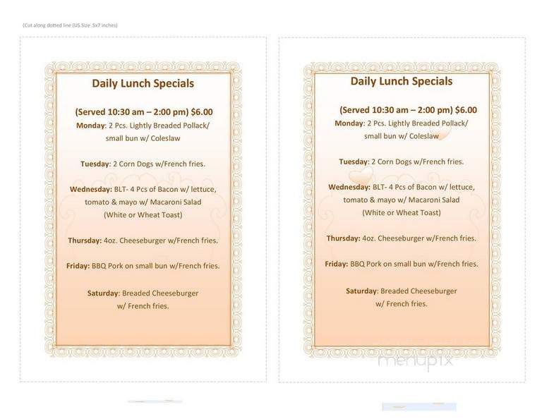Pickle Lounge - Hartford City, IN menu_pic