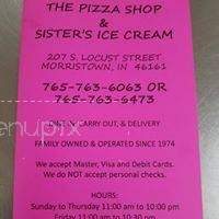 The Pizza Shop & Sister's Ice Cream - Morristown, IN