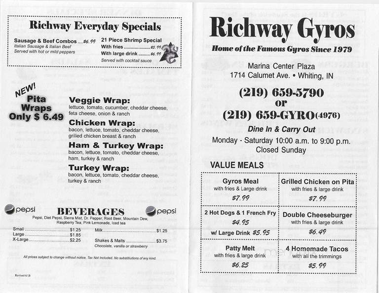 Richway Gyros - Whiting, IN