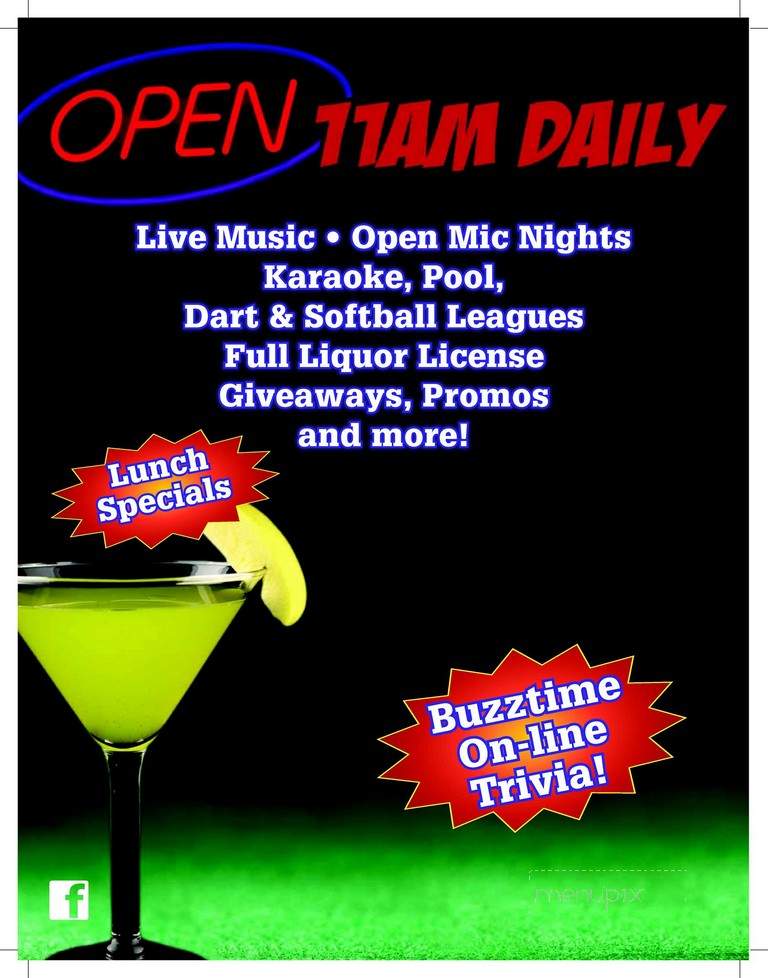 Racks Bar & Grill - Plaistow, NH menu_pic