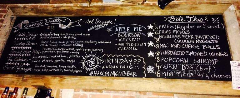 Harlem Nights - New York, NY menu_pic