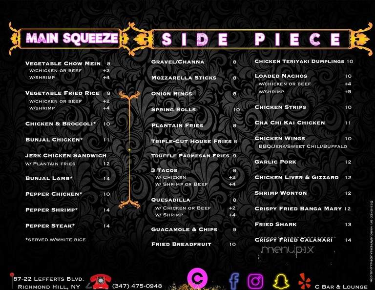 CBar & Lounge - Richmond Hill, NY menu_pic