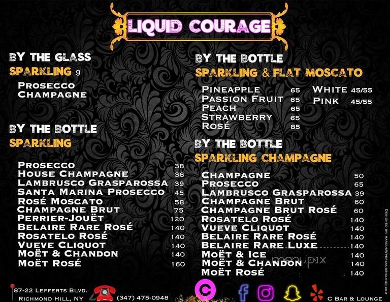 CBar & Lounge - Richmond Hill, NY menu_pic