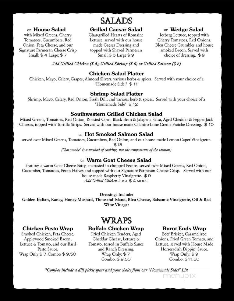 Wholly Smokin BBQ & Ribs - Florence, SC menu_pic
