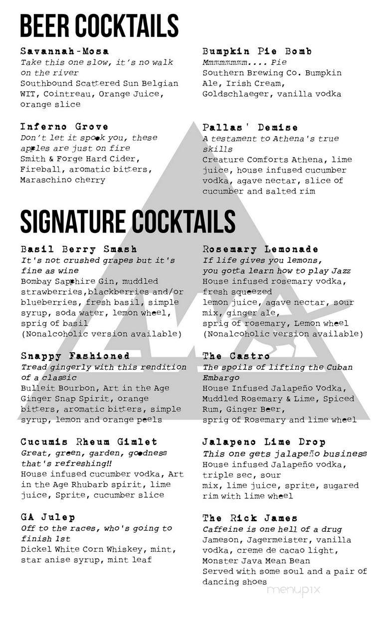 Live Wire Athens - Athens, GA menu_pic