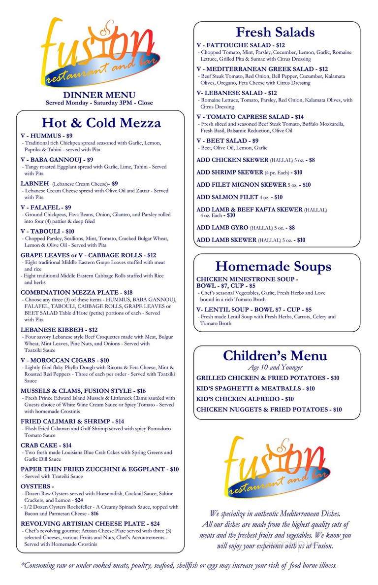 Fusion Restaurant and Bar - McDonough, GA