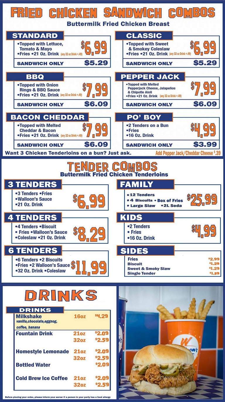 Walloon's - Boston, MA menu_pic