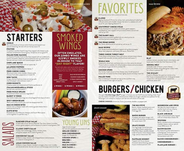 Silver Spur - Fort Pierre, SD menu_pic