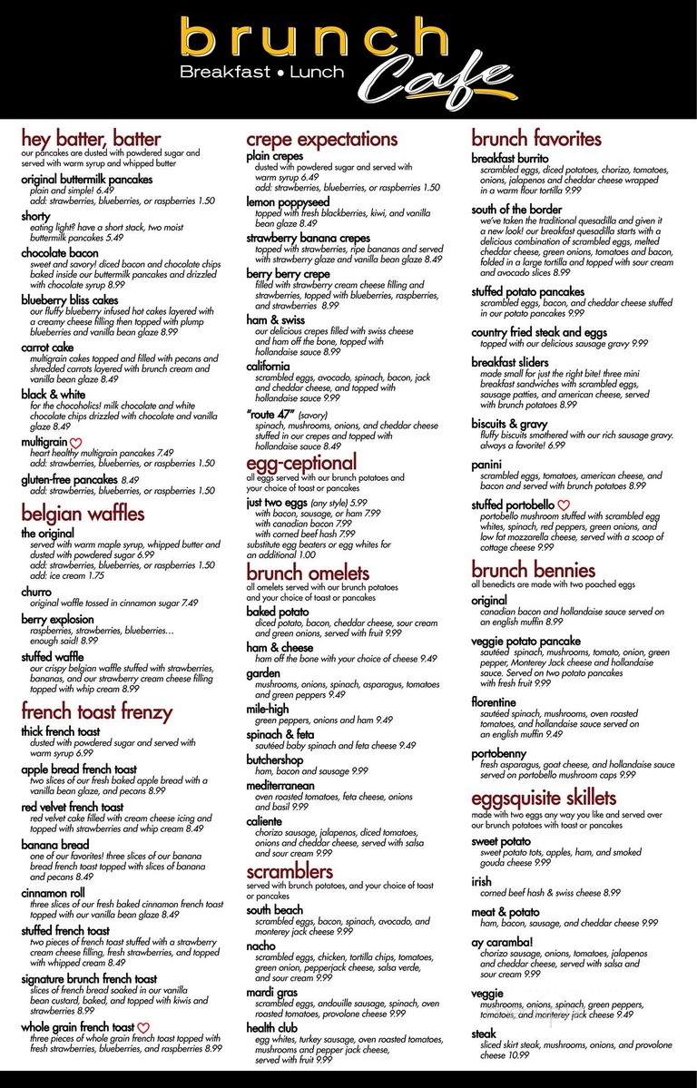 Brunch Cafe - Huntley, IL menu_pic