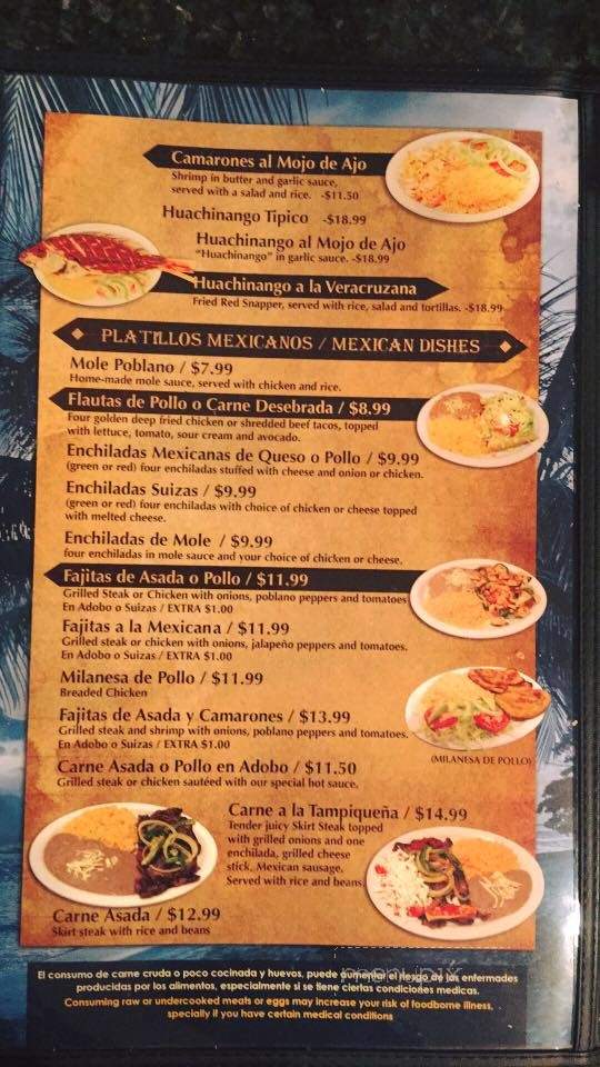 Mariscos El Amigo 3 - Bensenville, IL menu_pic